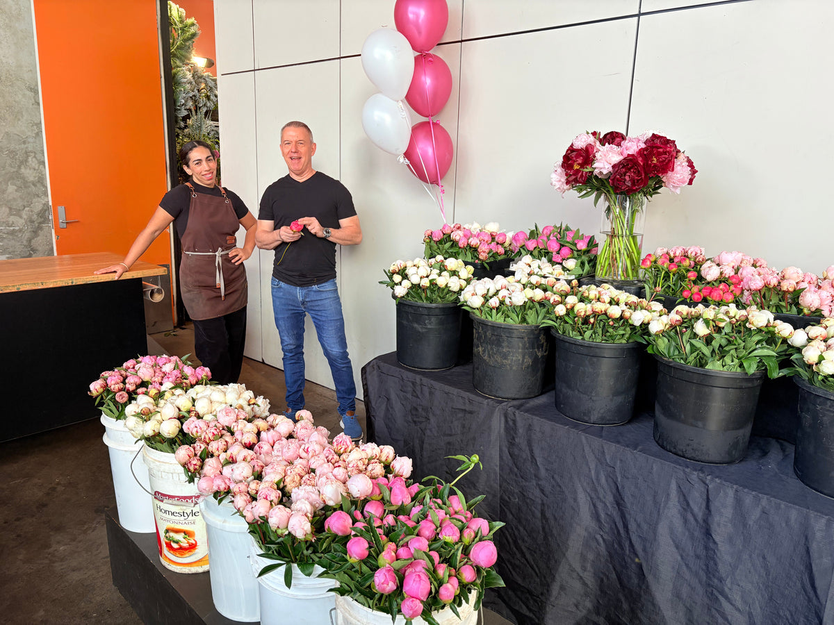Looking Back at Our First Peony Pop-Up